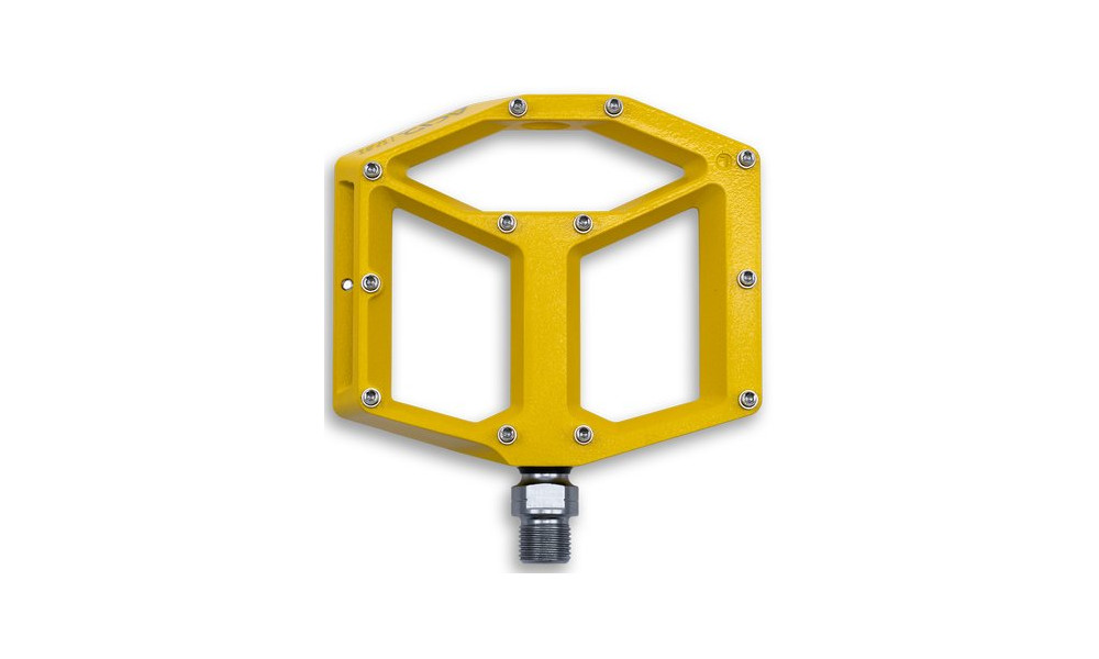 Pedāļi ACID Flat A3-ZP R Alu yellow - 4