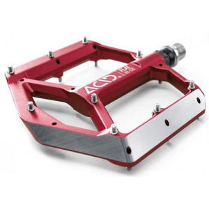 Pedāļi ACID Flat A1-CB Alu red