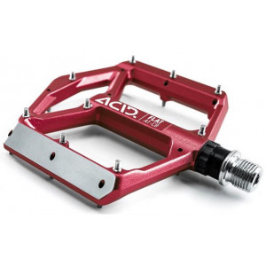 Pedāļi ACID Flat A1-CB Alu red