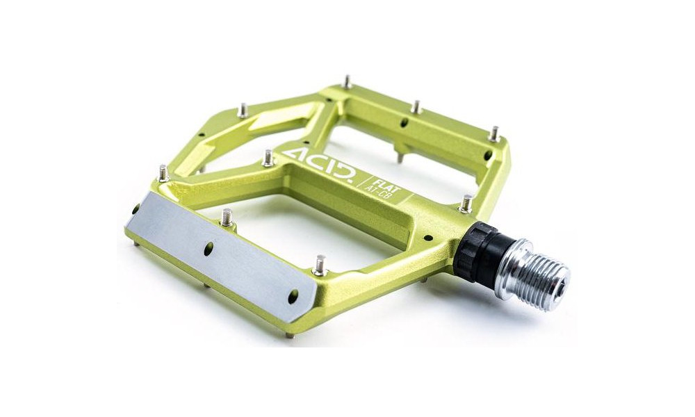 Pedāļi ACID Flat A1-CB Alu green - 2