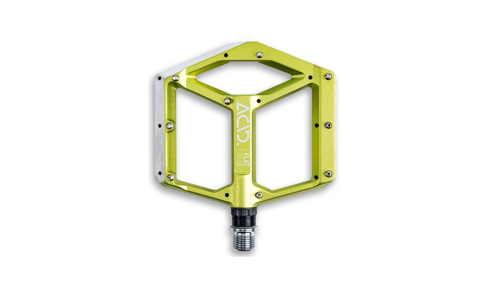 Pedāļi ACID Flat A1-CB Alu green - 4
