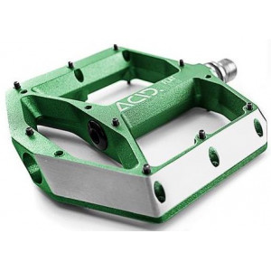 Pedāļi ACID Flat A2-IB Alu green