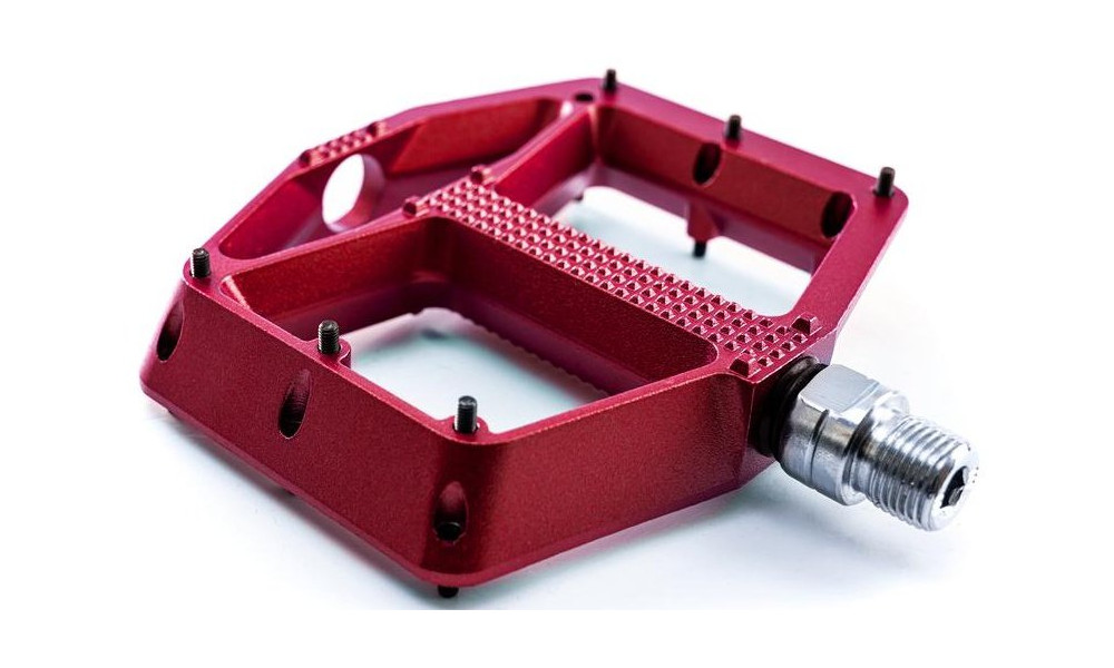 Pedāļi ACID Flat A3-ZP Alu red - 2