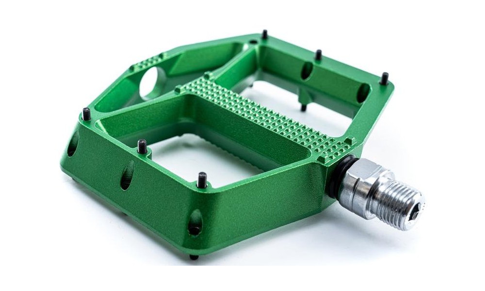 Pedāļi ACID Flat A3-ZP Alu green - 2