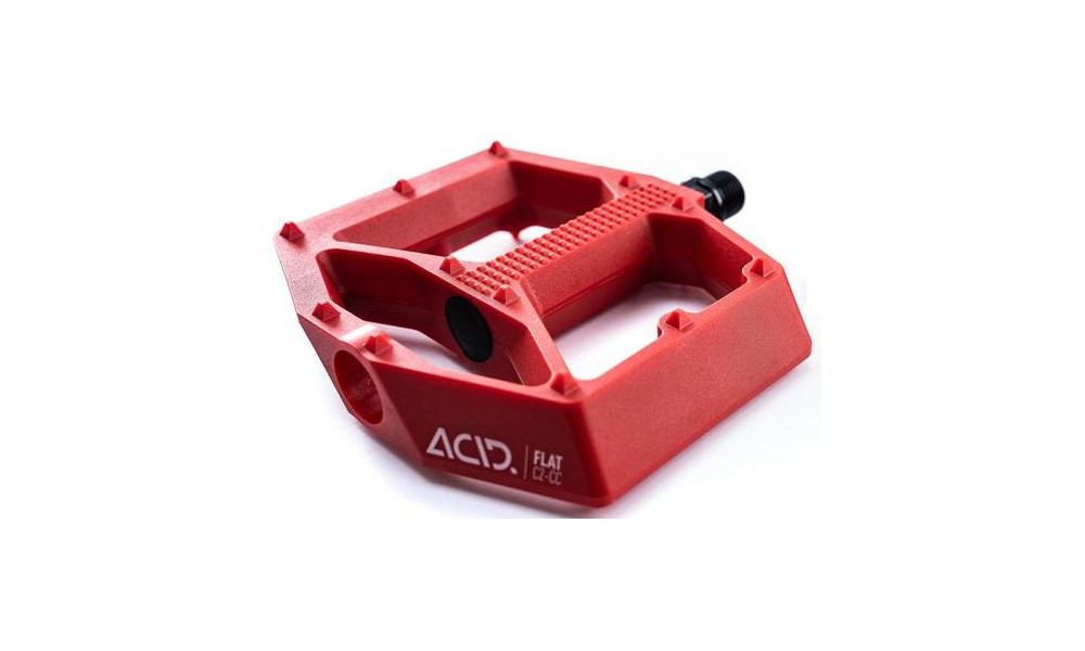 Pedāļi ACID Flat C2-CC Plastic red - 1