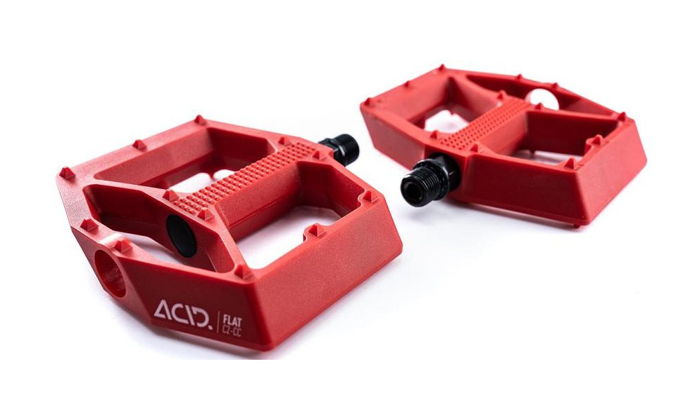 Pedāļi ACID Flat C2-CC Plastic red - 3