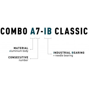 Pedāļi ACID Combo A7-IB Classic Alu silver
