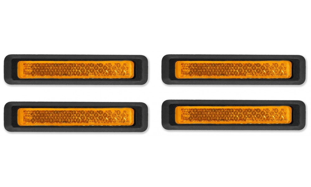 Pedāļu atstarotāji ACID Classic black 