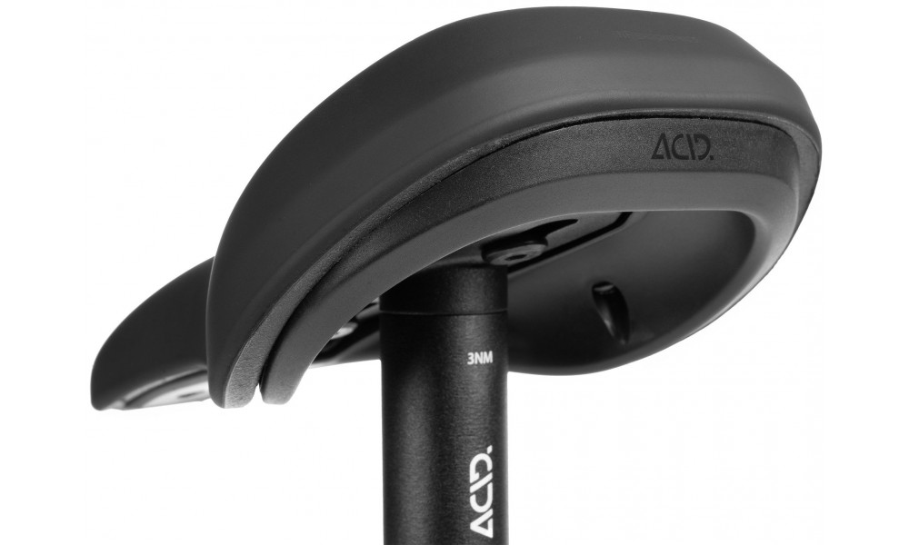Sēdeklis ACID Numo Rookie 198x125mm with seat post 25.4x230mm - 4