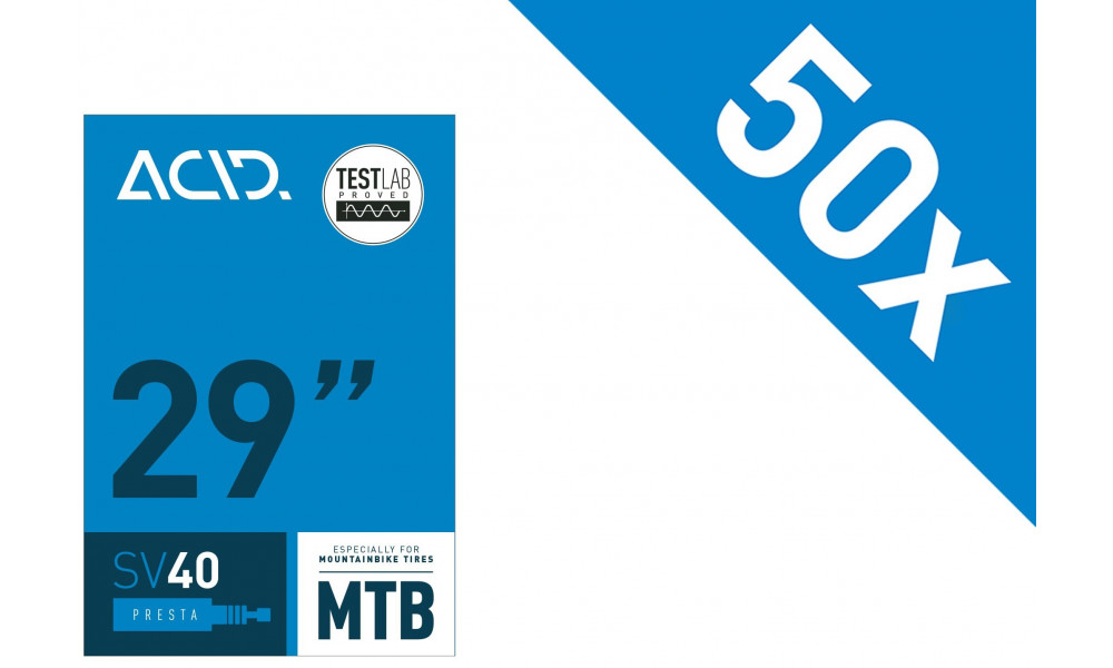 Kamerā 29" ACID MTB SV 40mm 50/62-622 Workshop (50 pcs.) 
