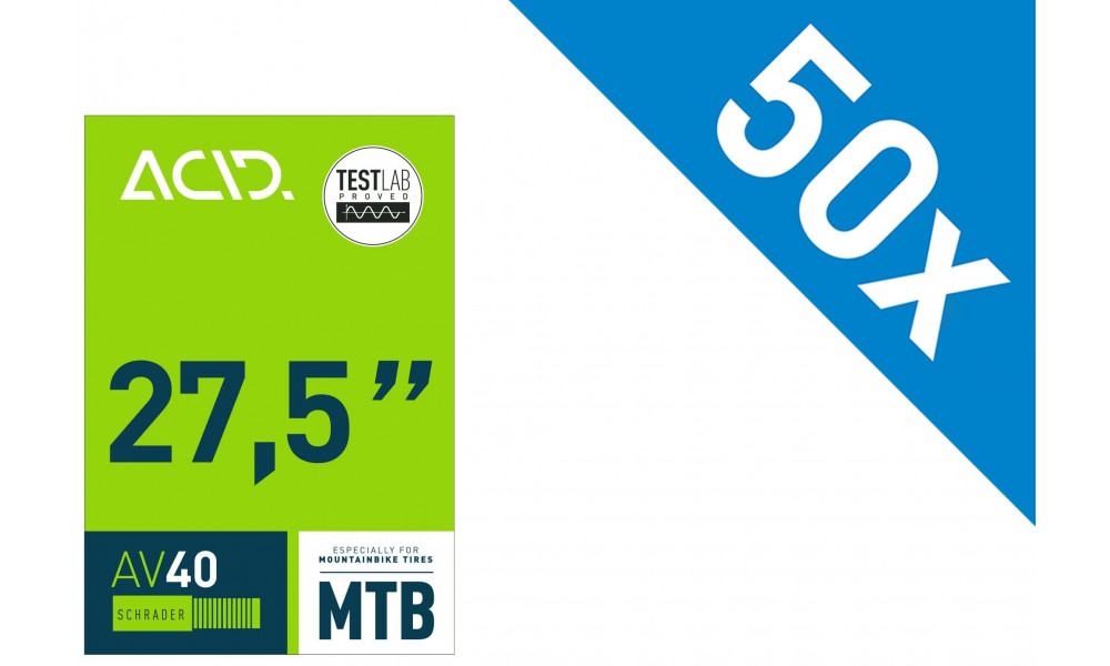 Kamerā 27.5" ACID MTB AV 40mm 47/54-584 Workshop (50 pcs.) 