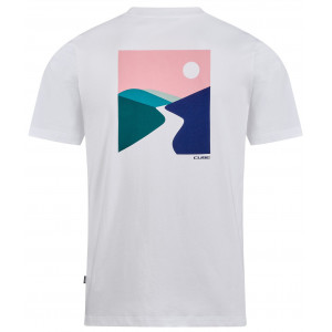 T-Shirt Cube Organic Sunset grey