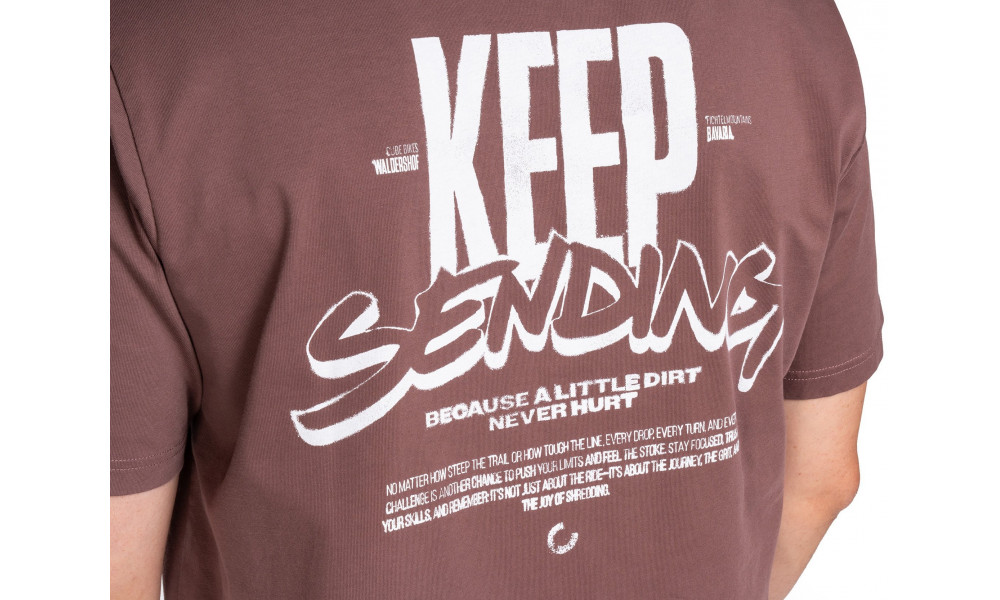 T-Shirt Cube Organic Keep Sending GTY Fit black - 6