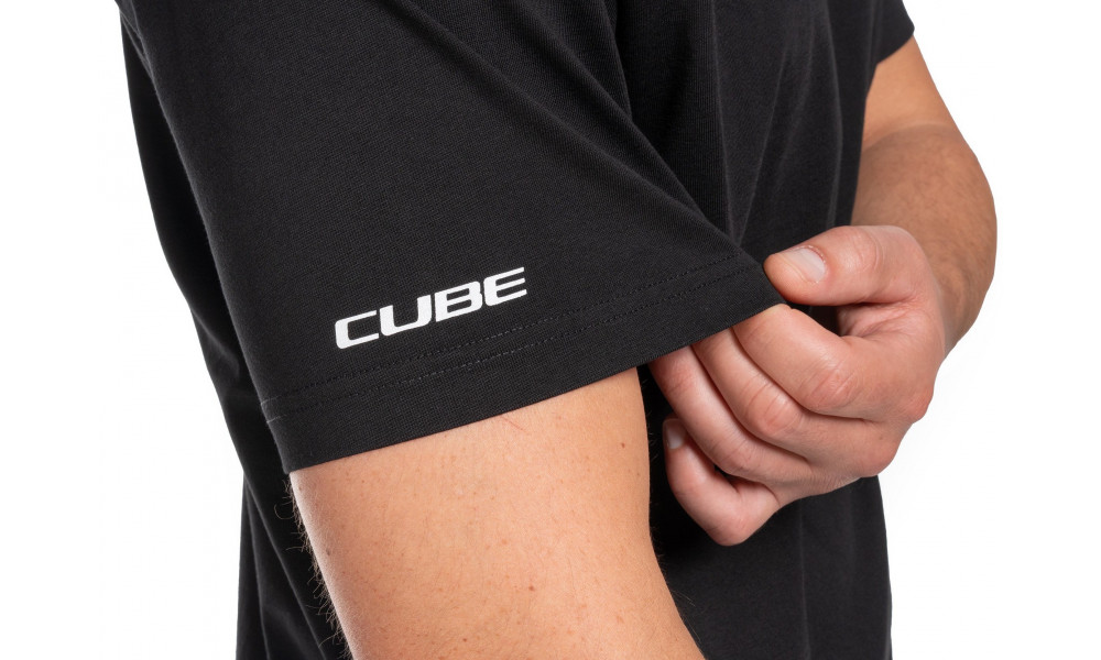 T-Shirt Cube Organic X Actionteam GTY Fit black'n'white - 7