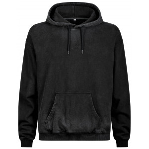 Hoodie Cube Organic Script GTY Fit washed grey