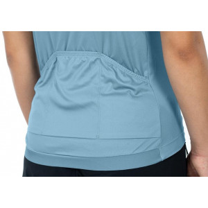 Cycling jersey Cube ATX WS Half Zip CMPT S/S blue