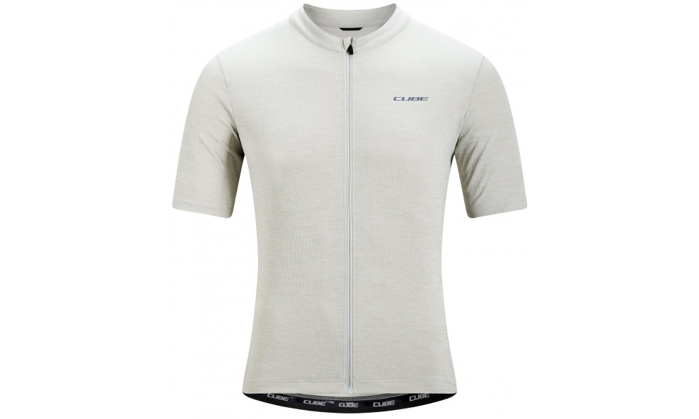 Cycling jersey Cube Gravel Full Zip Cargo S/S red - 1