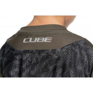 Cycling jersey Cube MTB Rookie TM S/S black'n'blue