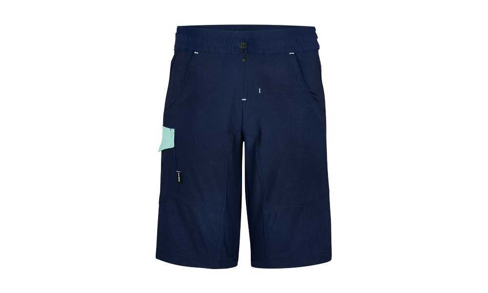 Cycling shorts Cube Teamline Baggy Rookie with liner blue'n'mint - 1