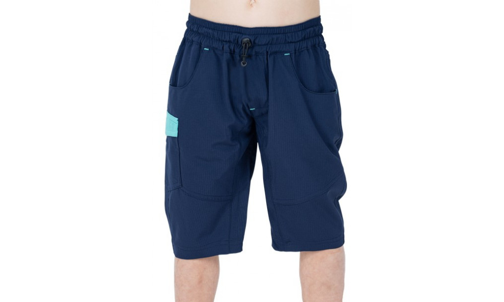 Cycling shorts Cube Teamline Baggy Rookie blue'n'mint - 3