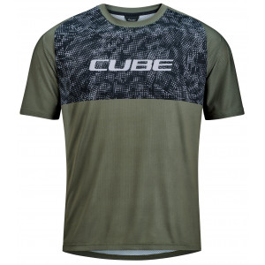 Cycling jersey Cube MTB Matrix TM S/S olive