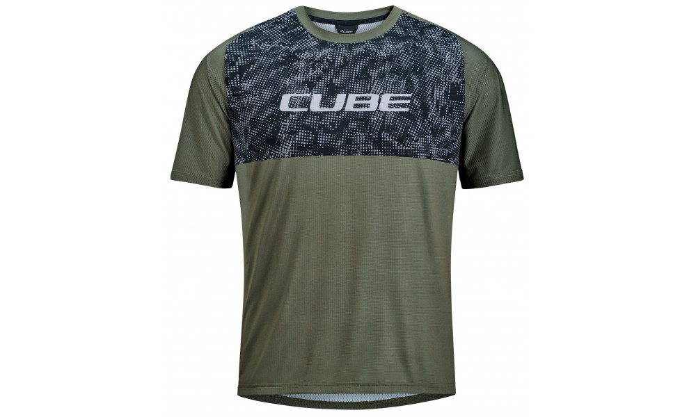 Cycling jersey Cube MTB Matrix TM S/S olive - 1