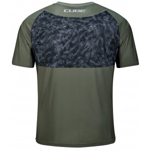 Cycling jersey Cube MTB Matrix TM S/S olive