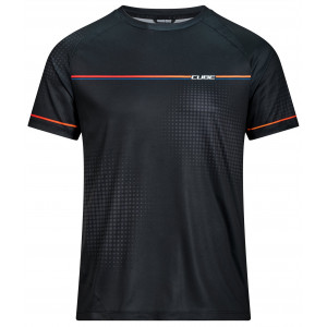 Cycling jersey Cube Round Neck Tech Teamline S/S black
