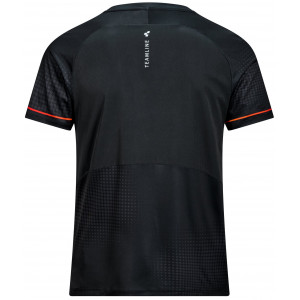 Cycling jersey Cube Round Neck Tech Teamline S/S black