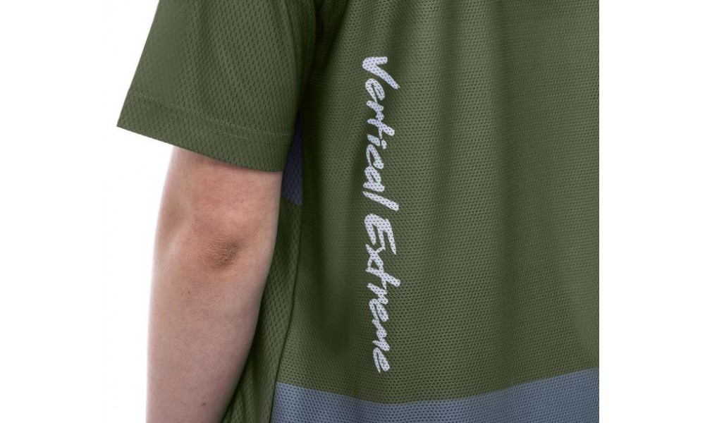 Cycling jersey Cube Vertex WS Round Neck TM S/S olive - 4