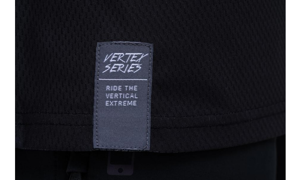 Cycling jersey Cube Vertex WS Round Neck L/S black - 3