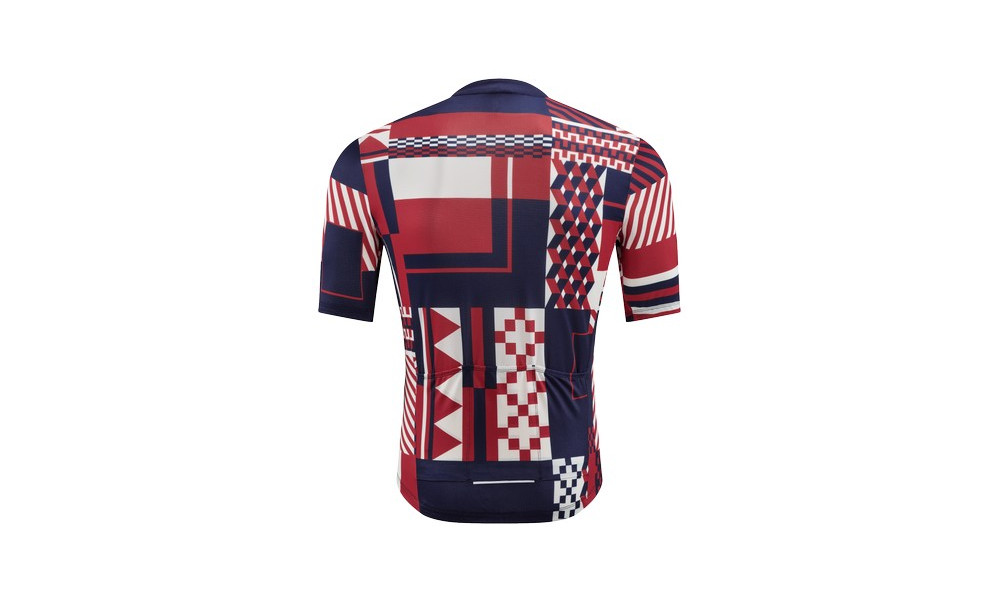 Cycling jersey Cube Blackline CMPT S/S blue'n'red'n'beige - 6