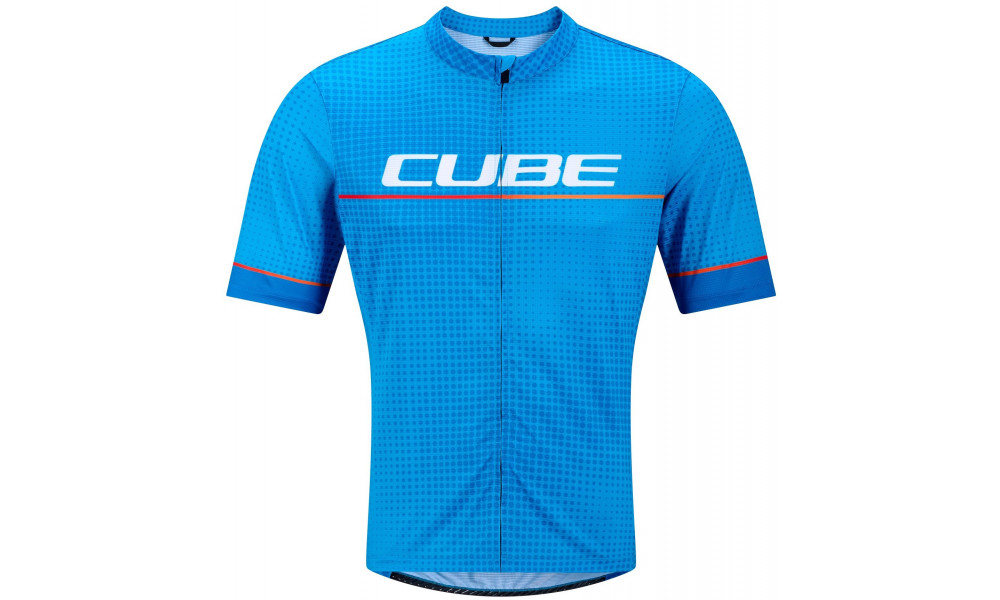 Cycling jersey Cube CMPT Teamline S/S brown - 1