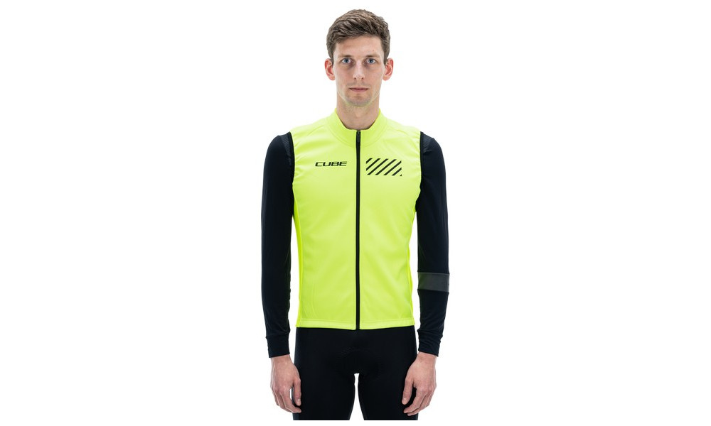 Cycling gilet Cube Blackline Softshell Safety neon yellow - 5