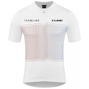 Cycling jersey Cube Teamline CMPT S/S white