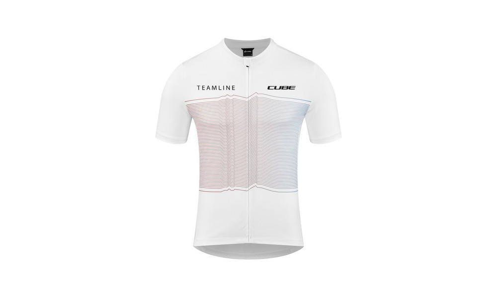 Cycling jersey Cube Teamline CMPT S/S white - 1