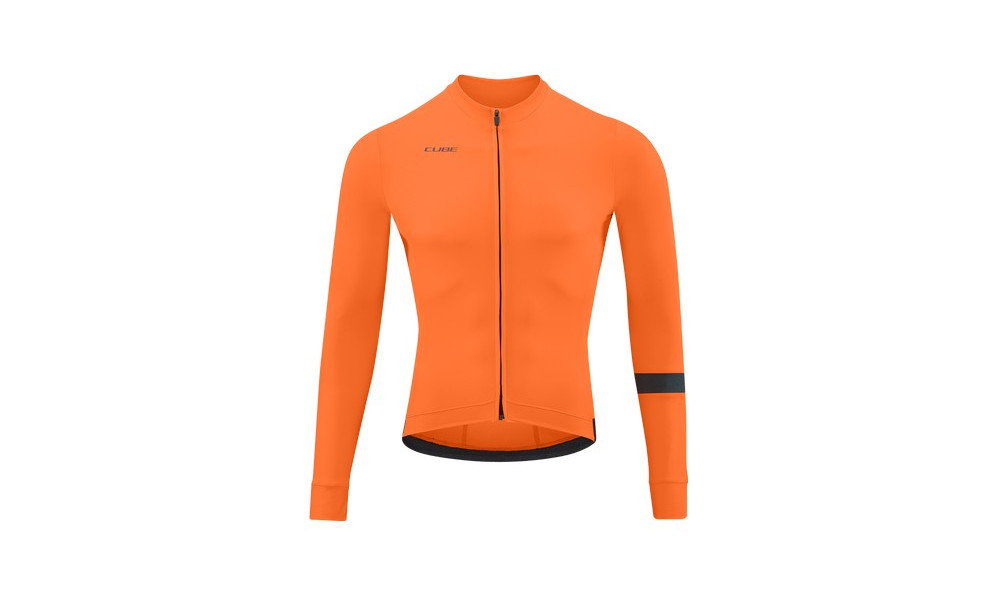 Cycling jersey Cube Blackline L/S orange - 1
