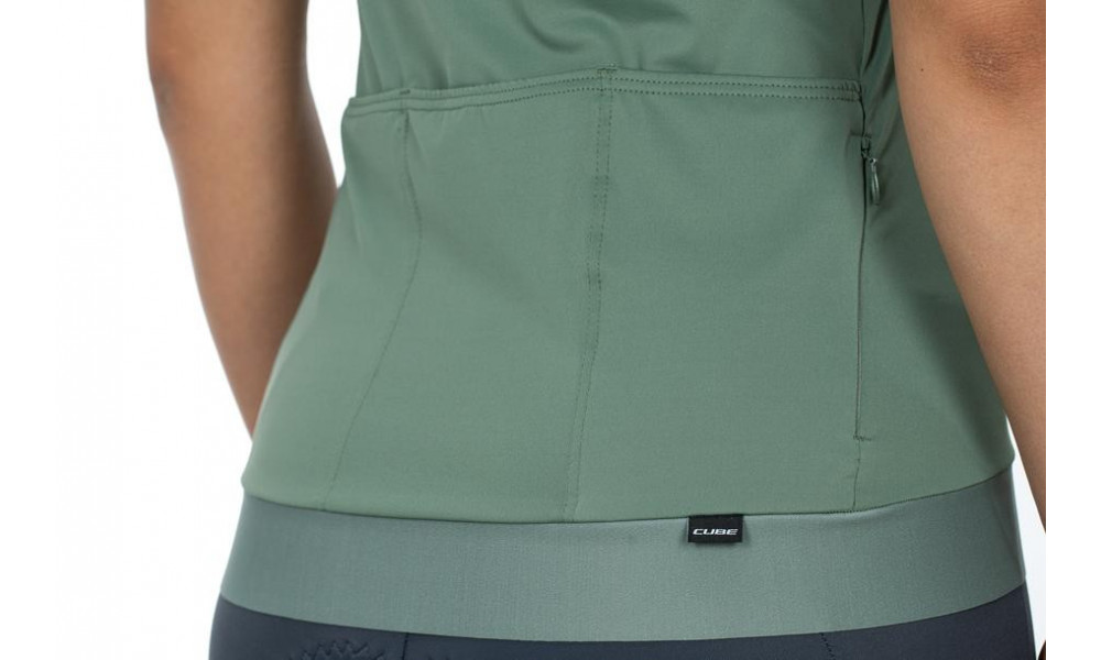 Cycling jersey Cube Blackline WS FADE S/S olive'n'violet - 3