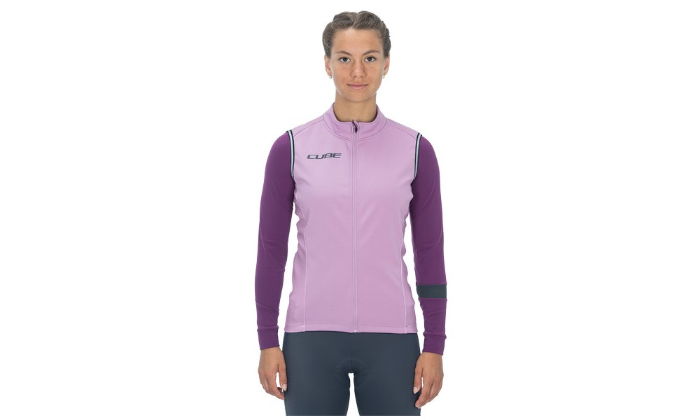 Cycling vest Cube Blackline WS Softshell violet - 5