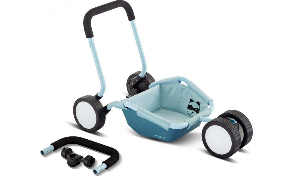 Balansēšanas velosipēds PUKY Traily retro-blue/ blue - 1