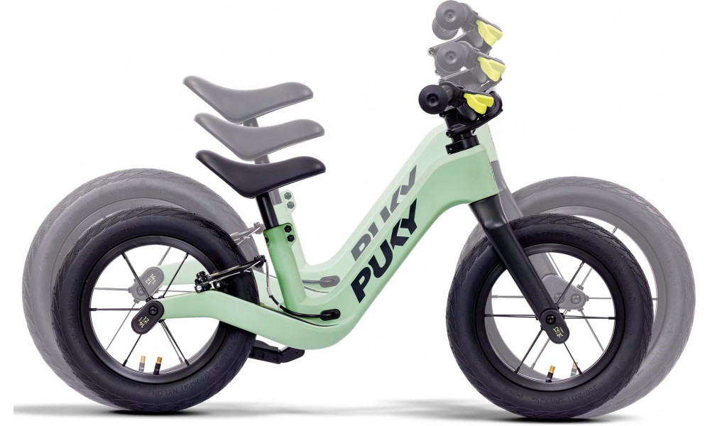 Balansēšanas velosipēds PUKY Next 12" green - 2