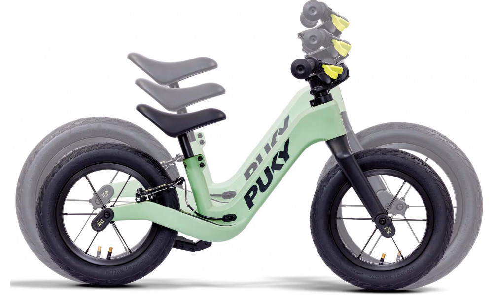 Balansēšanas velosipēds PUKY Next Bundle 12" 14" green - 3