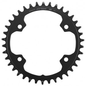 Priekšējā ķēdes riteņa Shimano GRX FC-RX610 110mm 1x12-speed 38T