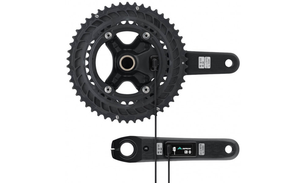 Kloķa komplekts ar jaudas mērītāju INPEAK Twin2 Shimano 105 FC-R7100 50-34T - 6