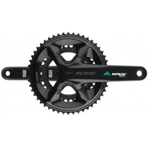 Kloķa komplekts ar jaudas mērītāju INPEAK Twin2 Shimano 105 FC-R7100 52-36T