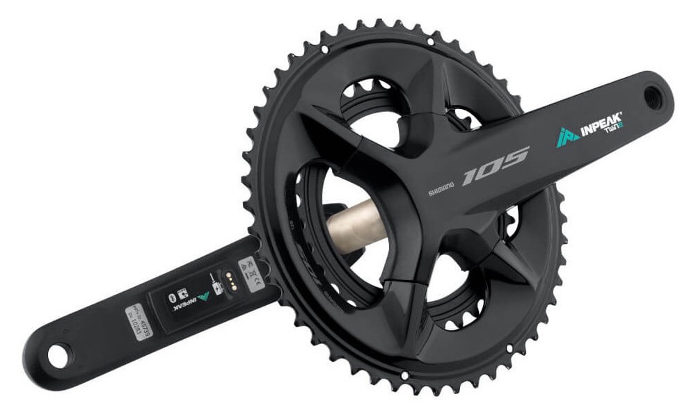 Kloķa komplekts ar jaudas mērītāju INPEAK Twin2 Shimano 105 FC-R7100 52-36T - 8