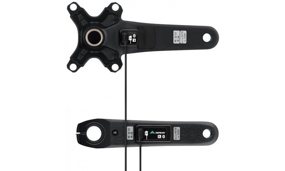 Kloķa komplekts ar jaudas mērītāju INPEAK Twin2 Shimano 105 FC-R7100 52-36T - 9