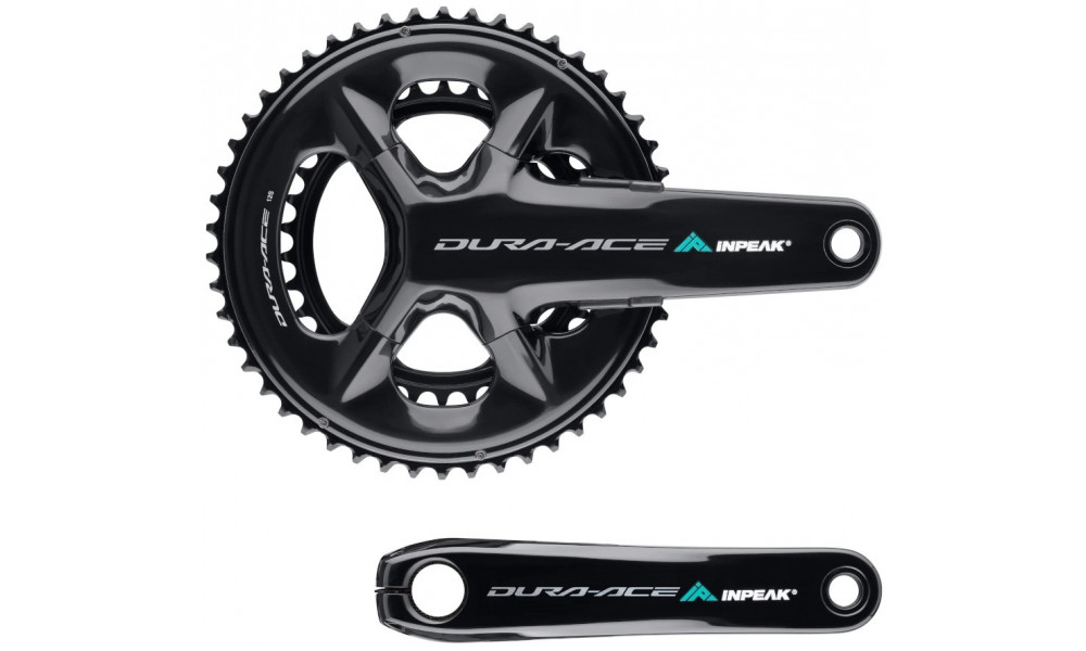 Kloķa komplekts ar jaudas mērītāju INPEAK Twin2 Shimano Dura-Ace FC-R9200 52-36T - 1