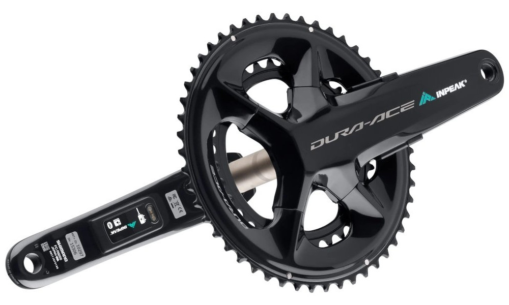 Kloķa komplekts ar jaudas mērītāju INPEAK Twin2 Shimano Dura-Ace FC-R9200 52-36T - 8