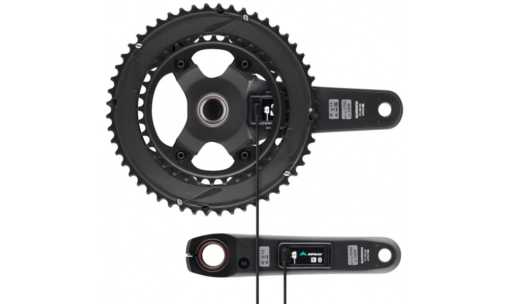 Kloķa komplekts ar jaudas mērītāju INPEAK Twin2 Shimano Ultegra FC-R8100 50-34T - 6